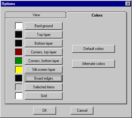 ExpressPCB colors
