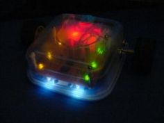 Sandwich lit by eleven LEDs