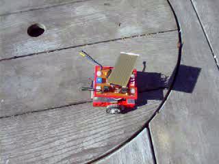 Larger-image movie of XS Boost on a picnic table