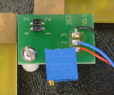 Extra infrared reflective floor sensor.