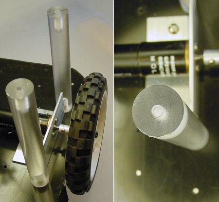 Polycarbonate spacer posts.