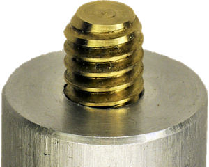 Brass screw to wear rather than camera