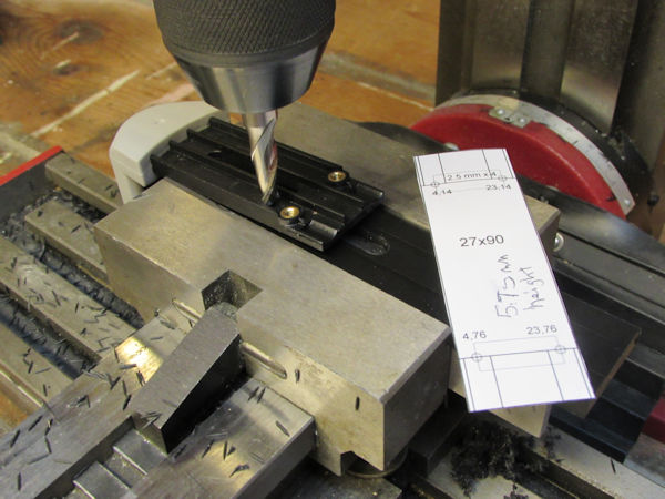 Using the existing arm as a template