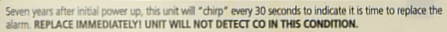 Seven year expiration date