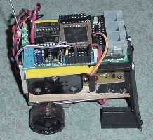 Side view of mini-Sumo robot