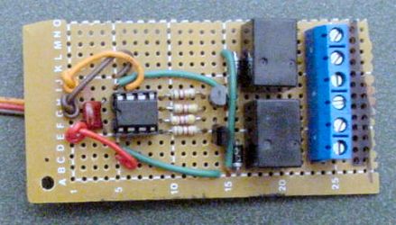 A homemade radio-control receiver extension.