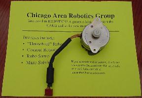 Stepper motor door prize