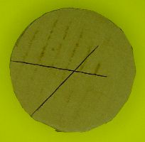 The center is where the lines meet