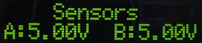Sensors. A:5.00V B:5.00V