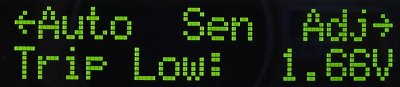 <-Auto Sen Adj->. Trip Low: 1.66V