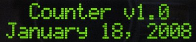 Counter v1.0. January 18, 2008.