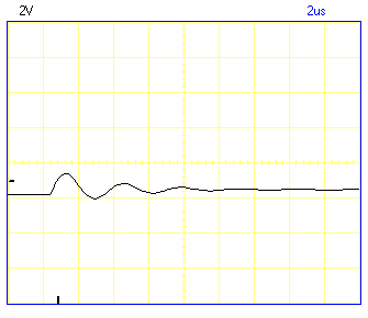 Even a 0.1uF capacitor makes a 4X improvement in spike reduction.