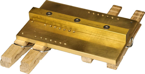 Bottom of base to be held by vise