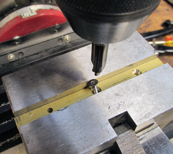 Countersinking vise mount bar screws