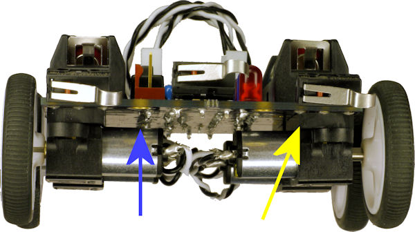 Back And Forth Mark II robot front view