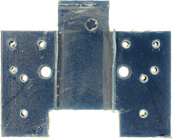 Nearly finished base plate made from premium UHMW plastic