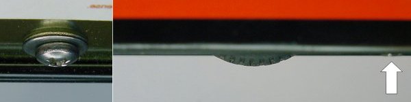 For smoothest movement, the screw heads should be flush, whereas the wheel should stick out a little.