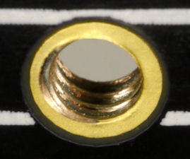 Threaded PCB hole for motor mount screws