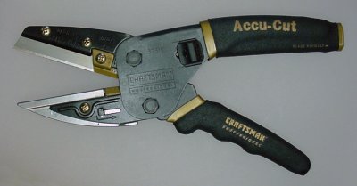 Craftsman Accu-Cut razor-blade utility shears are good for cutting polyethylene tubing.