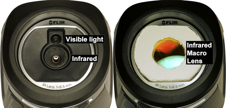 Flir E4 with mock up external lens
