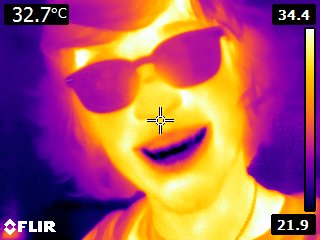 James Cook after a cool drink (infrared)