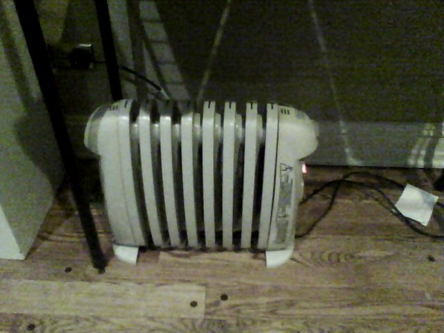 Space heater visible