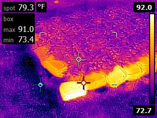 Strawberry plant bed infrared