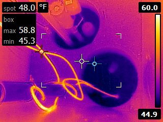 Sump pump infrared
