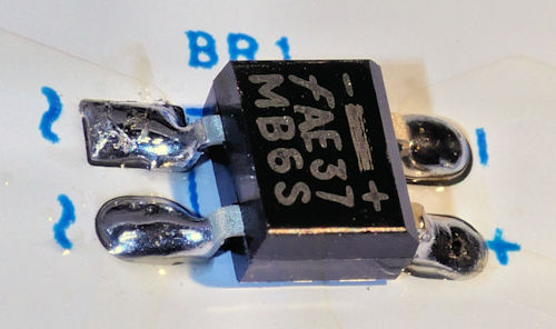MB6S bridge rectifier