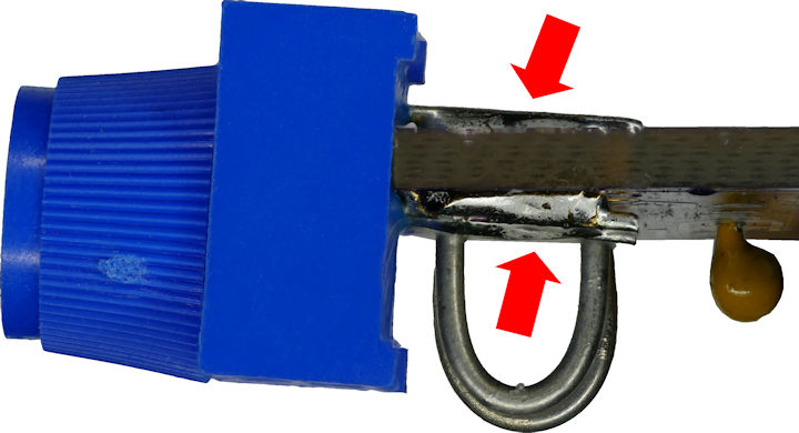 Trimpot soldered to both sides on PCB