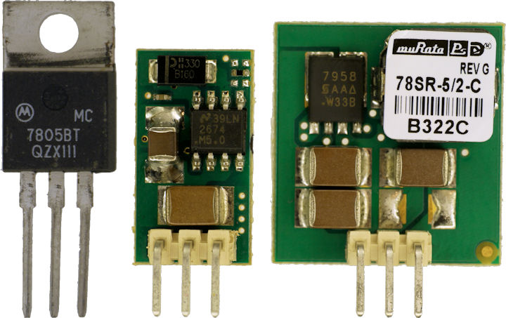 7805 versus 7805SR and 78SR-5/2-C