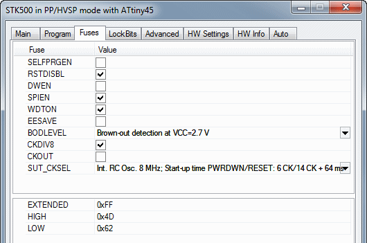 Microcontroller fuses for rocket launcher