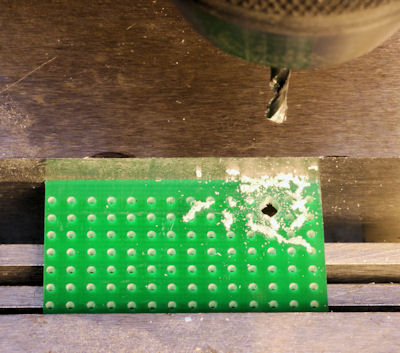 PCB with squared edges is easier to drill