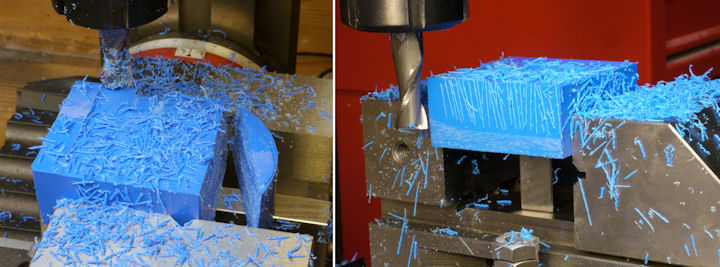 Trimming side squaring face and squaring side of scrap plate
