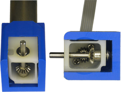 Views of motor mounting bracket