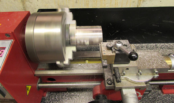 Block being machined