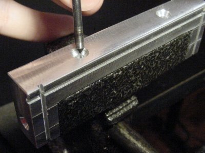 Transfer punch marks holes for drilling