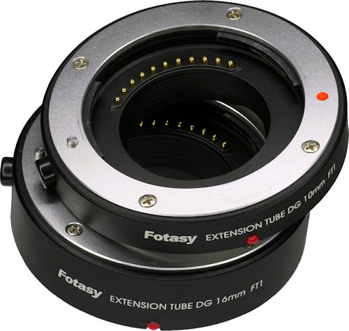 Fotasy extension tubes for increased magnification