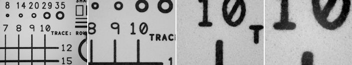 Magnification target 10 thou