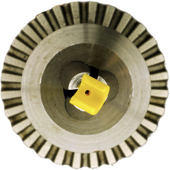 Hole in minifig hand in drill chuck