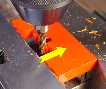 Milling USB cable hole in Lego blocks