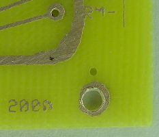 Black marker filled in some damaged traces