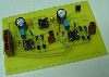 A homemade printed circuit board