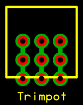 Potentiometer multi compatible PCB layout