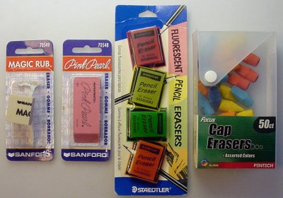 28086 Pentech Eraser Caps 50ct 