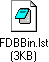 FDBBin.lst icon