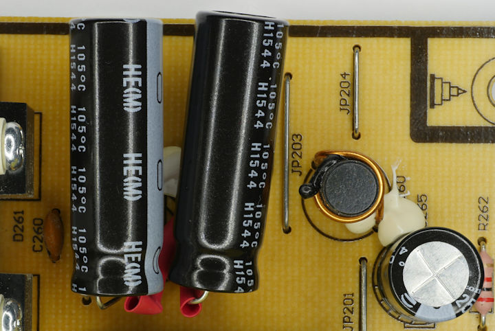 Replacement capacitors made to fit