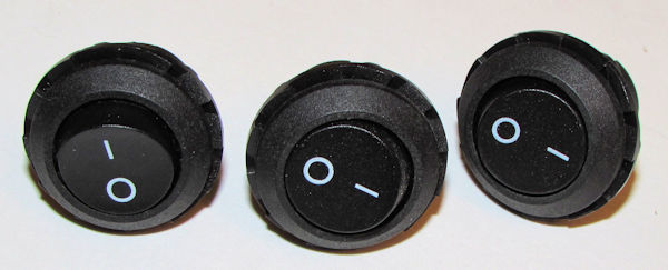 Round rocker switches R13 130