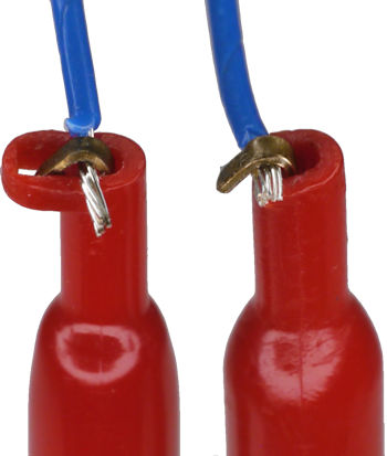 Intact and broken hook tip holding wire