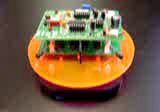 Click to see a movie of Roundabout exercising its LEDs, sensors, and motors